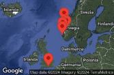 SOUTHAMPTON, ENGLAND, AT SEA, Haugesund, Norway, ALESUND, NORWAY, FLAM, NORWAY, BERGEN, NORWAY