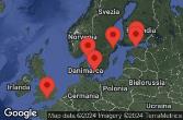 SOUTHAMPTON, ENGLAND, AT SEA, COPENHAGEN, DENMARK, STOCKHOLM, SWEDEN, HELSINKI, FINLAND, TALLINN, ESTONIA, SKAGEN -  DENMARK