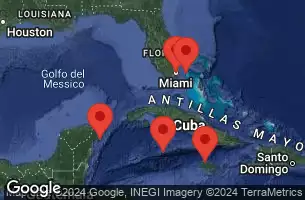 MIAMI, FLORIDA, BIMINI, BAHAMAS, AT SEA, COZUMEL, MEXICO, GEORGE TOWN, GRAND CAYMAN, FALMOUTH, JAMAICA