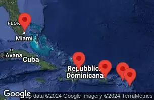 FORT LAUDERDALE, FLORIDA, AT SEA, ST. JOHNS, ANTIGUA, PHILIPSBURG, ST. MAARTEN, SAN JUAN, PUERTO RICO, PUERTO PLATA, DOMINICAN REP