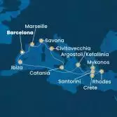 Spain, France, Italy, Greece, Balearic Islands