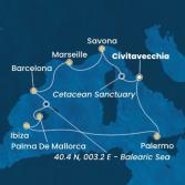 Italy, France, Spain, Balearic Islands