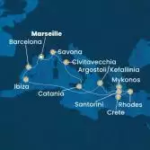 France, Italy, Greece, Balearic Islands, Spain