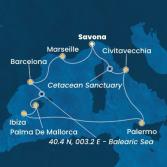 Italy, France, Spain, Balearic Islands