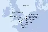 Rotterdam,Zeebrugge,Le Havre,Southampton