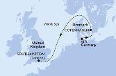 Kiel,Copenhagen,Southampton