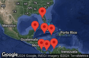  FLORIDA, MEXICO, CAYMAN ISLANDS, JAMAICA, CARTAGENA  COLOMBIA, PANAMA, COSTA RICA