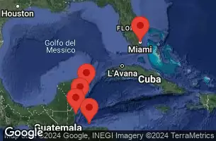 MIAMI, FLORIDA, CRUISING, COZUMEL, MEXICO, BELIZE CITY, BELIZE, ROATAN, HONDURAS, COSTA MAYA, MEXICO