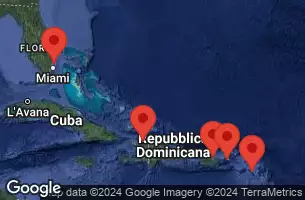 FORT LAUDERDALE, FLORIDA, CRUISING, CHARLOTTE AMALIE, ST. THOMAS, BASSETERRE, ST. KITTS, SAN JUAN, PUERTO RICO, LABADEE, HAITI