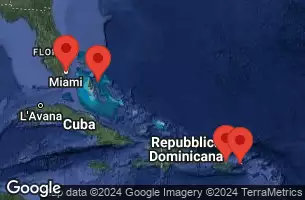 MIAMI, FLORIDA, NASSAU, BAHAMAS, CRUISING, SAN JUAN, PUERTO RICO, CHARLOTTE AMALIE, ST. THOMAS