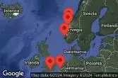 SOUTHAMPTON, ENGLAND, BRUSSELS (ZEEBRUGGE),BELGIUM, CRUISING, OLDEN, NORWAY, MOLDE, NORWAY, Haugesund, Norway